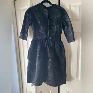 Vintage Small Handmade Black Dress